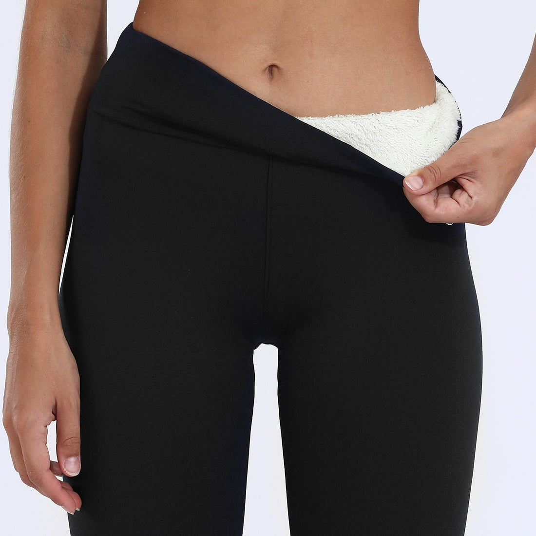 Winter Leggings Warm Thick High Stretch Lamb Cashmere Woman Pants - Body Bliss Essentials