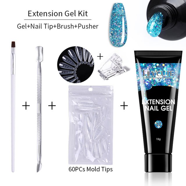 15ml Nail Extension Gel Kit - Body Bliss Essentials