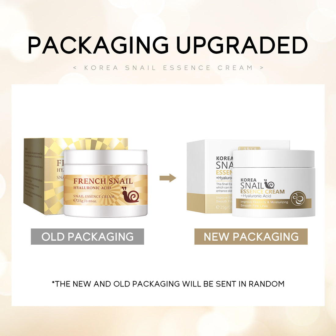 Moisturizing Skin Care Products Laikou Snail Cream - Body Bliss Essentials