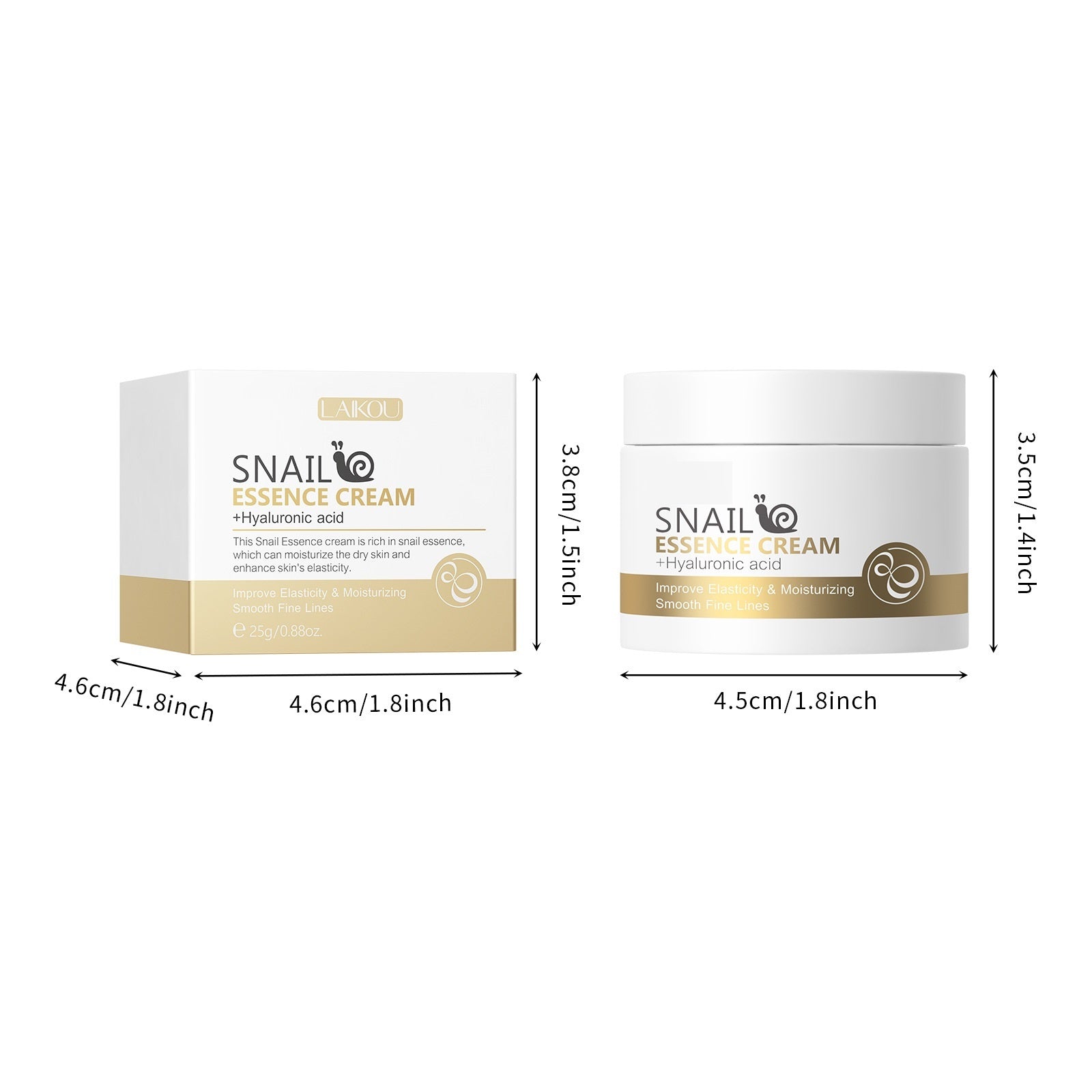 Moisturizing Skin Care Products Laikou Snail Cream - Body Bliss Essentials