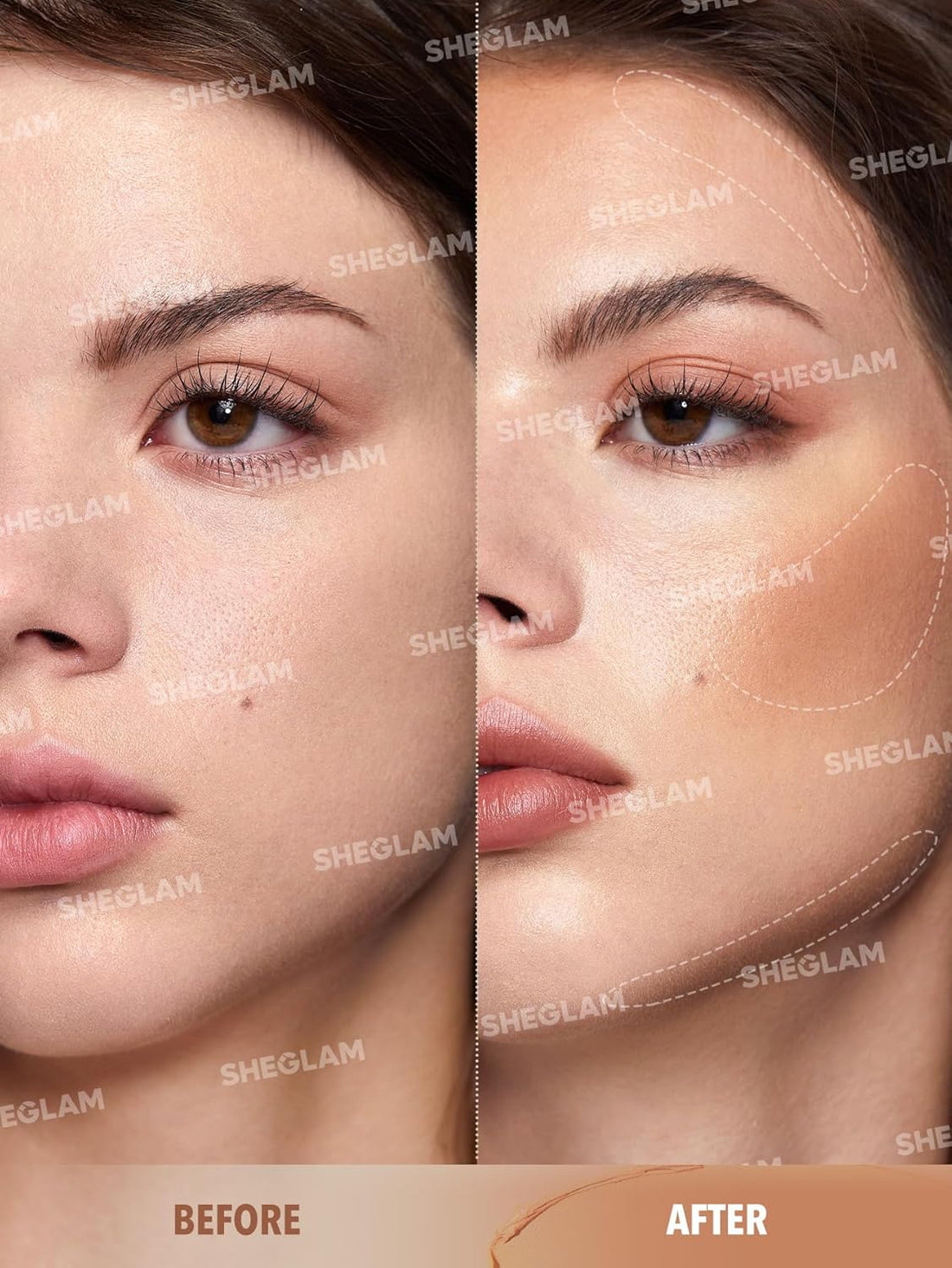 SHEGLAM Silk Haze Cream Bronzer Blendable Cream Makeup - Body Bliss Essentials