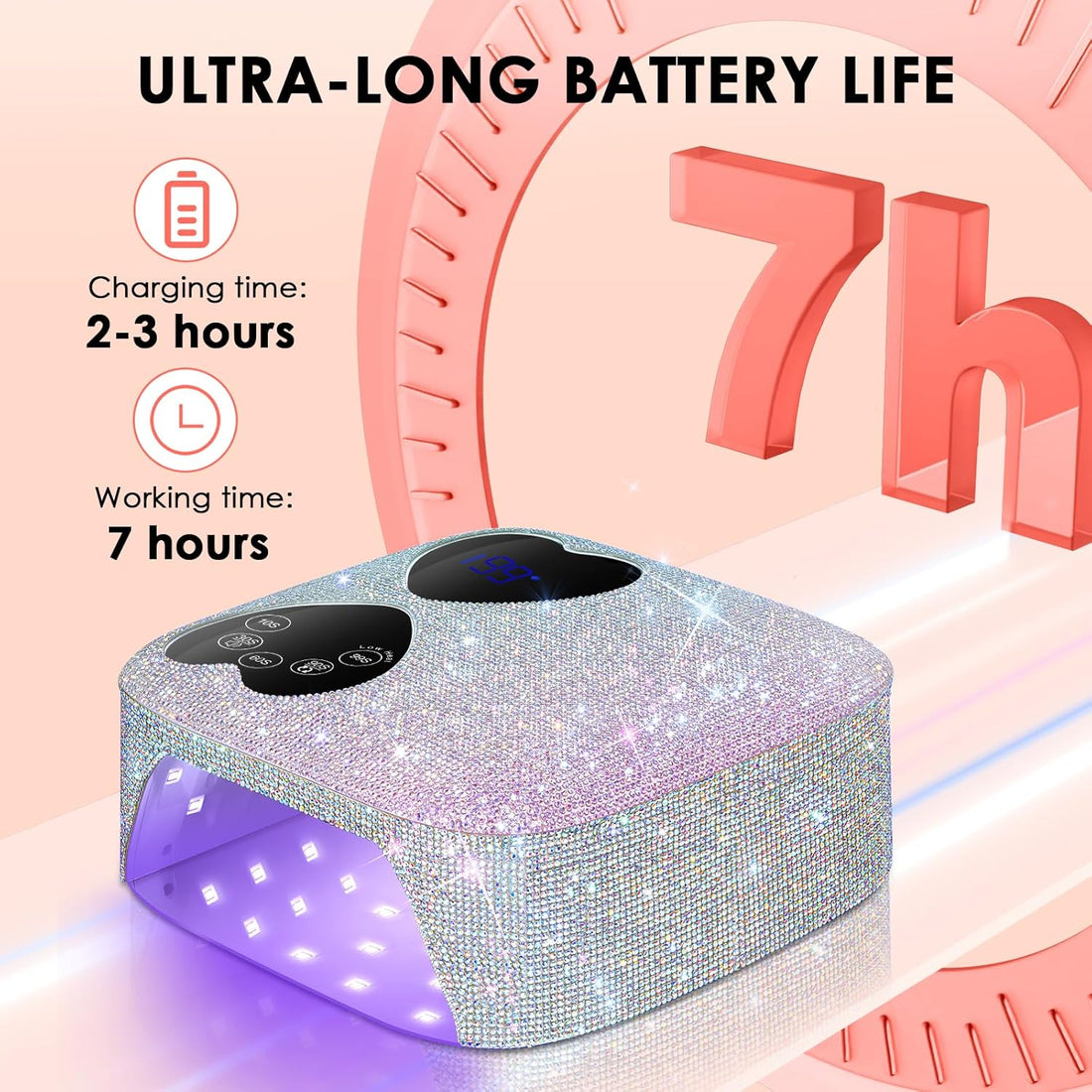 UV LED Nail Lamp Cordless - Body Bliss Essentials
