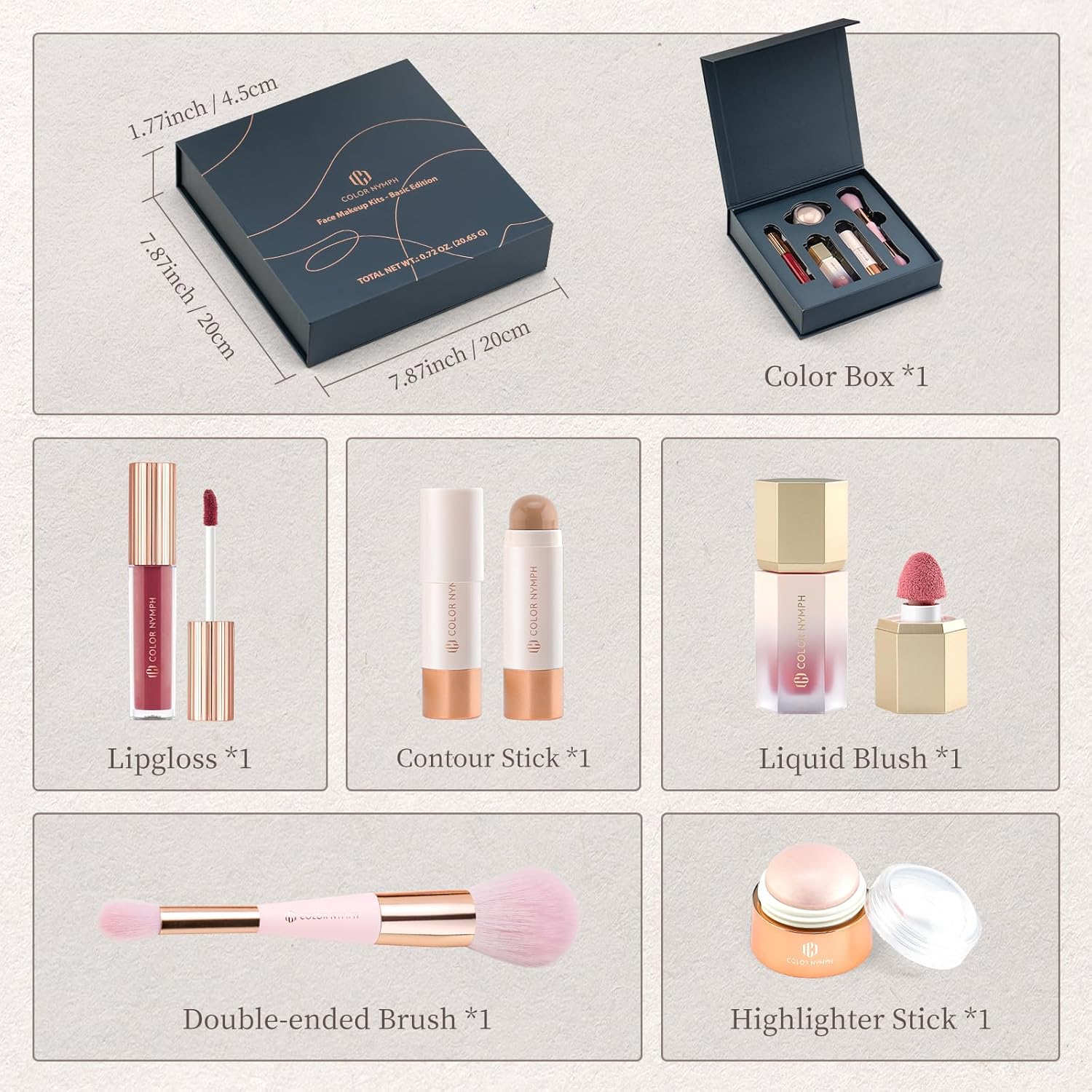 Color Nymph Face Makeup Kit - Body Bliss Essentials