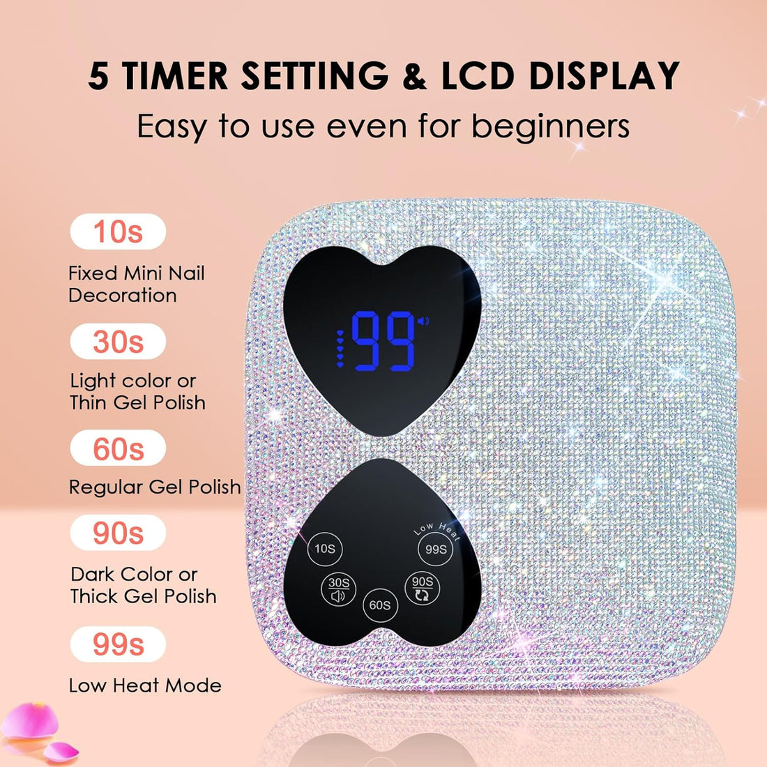 UV LED Nail Lamp Cordless - Body Bliss Essentials