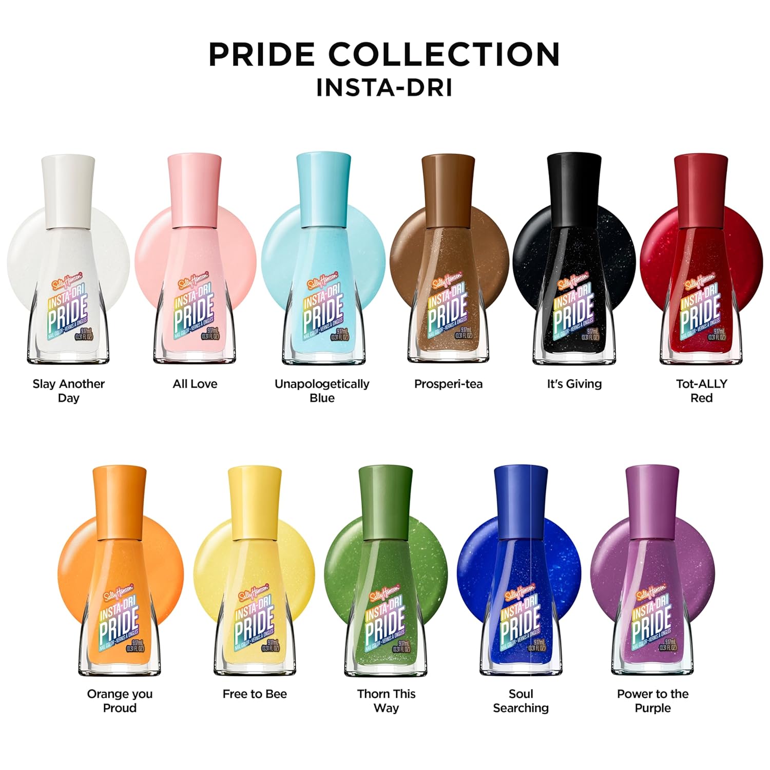 Sally Hansen Insta - Dri X Pride, Nail Polish - Body Bliss Essentials