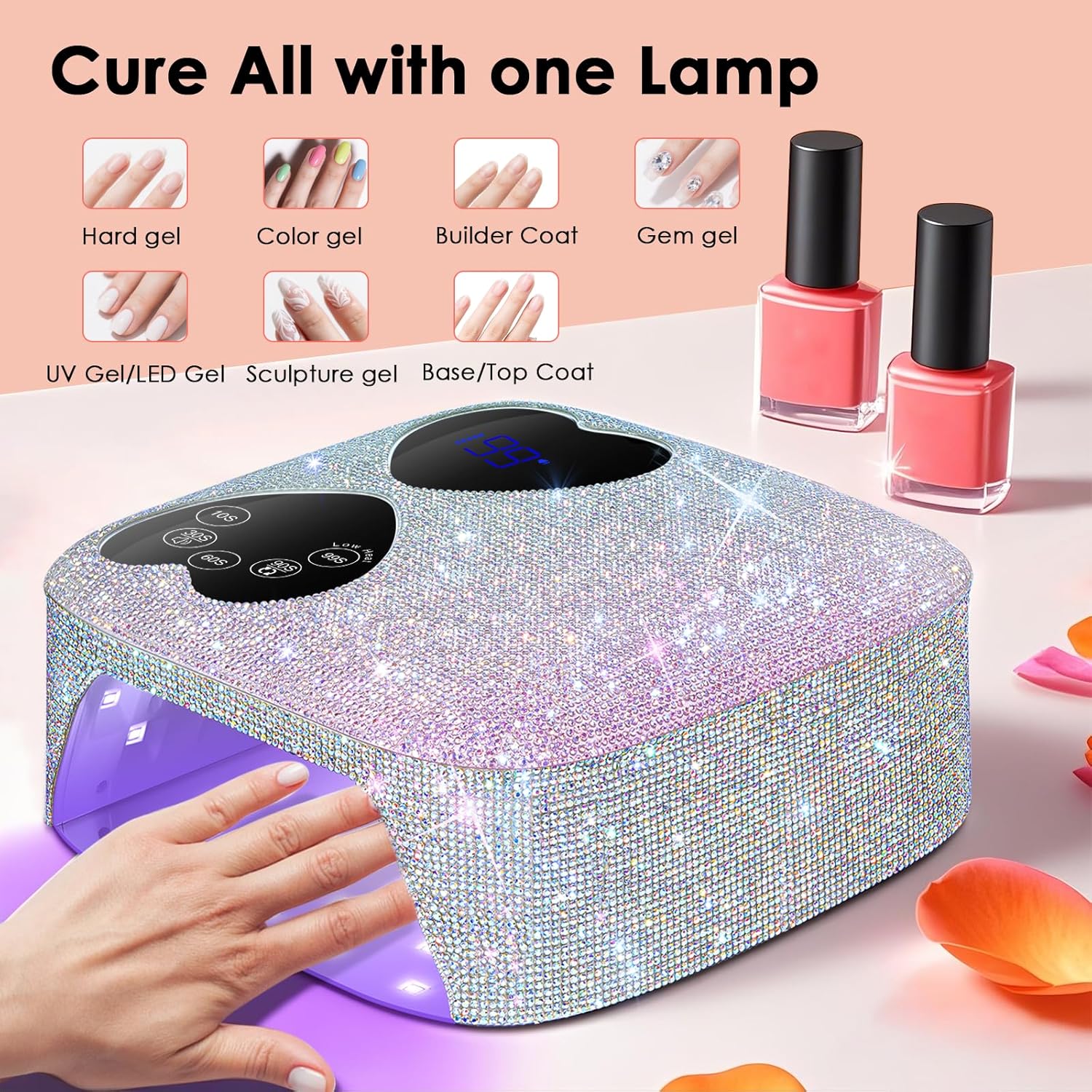 UV LED Nail Lamp Cordless - Body Bliss Essentials