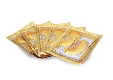 10pcs5packs Gold Crystal Collagen Eye Mask Eye Patches Eye Mask For Face Care Dark Circles Remove Gel Mask For The Eyes Ageless - Body Bliss Essentials
