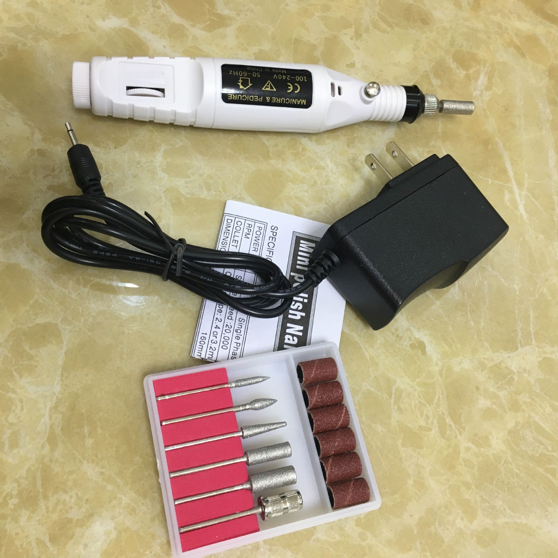 Electric Nail Polish Machine Pen Nail Art Tool - Body Bliss Essentials