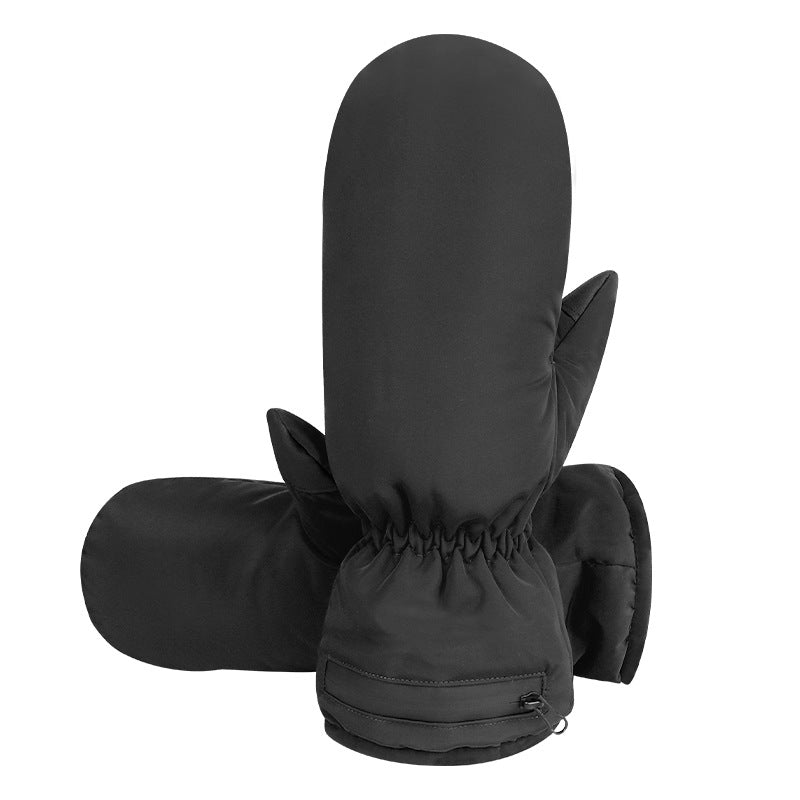 Electrically Heated Gloves Heating Zipper Thermal Windproof Gloves - Body Bliss Essentials