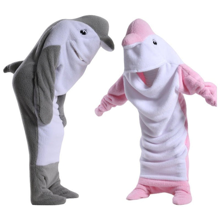 Dolphin Shark Blanket Soft Hooded Sleeping Bag - Body Bliss Essentials