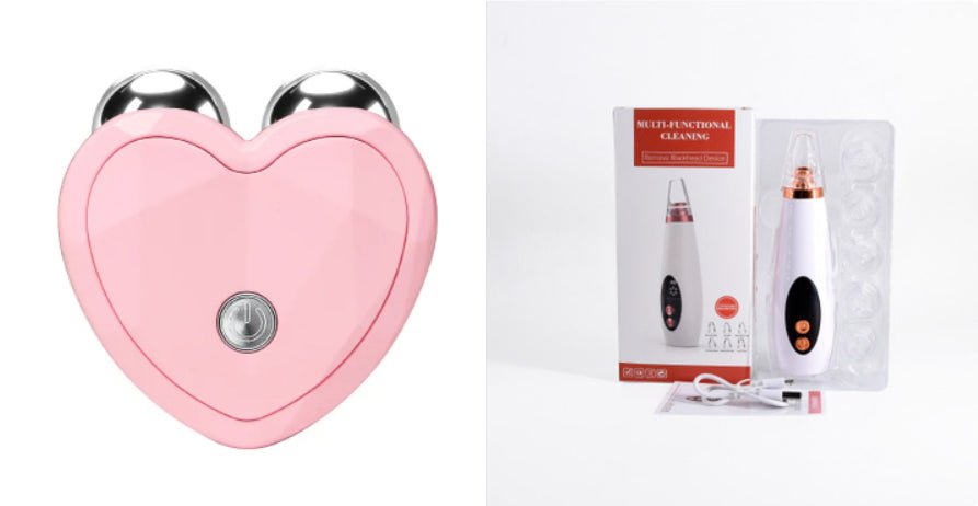Blackhead Pore Vacuum Cleaner Nose Cleanser Blackheads Remover Blackhead Acne Removal Button Face Suction Beauty Skin Care Tool - Body Bliss Essentials