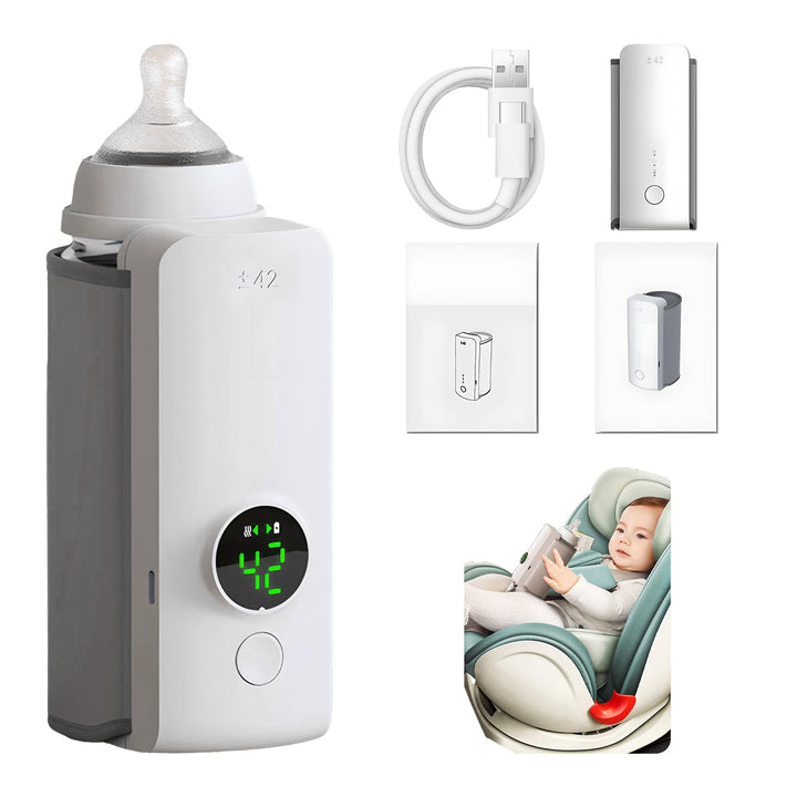 Portable Wireless Rechargeable Baby Bottle Warmer USB Charging And Heating Bag - Body Bliss Essentials