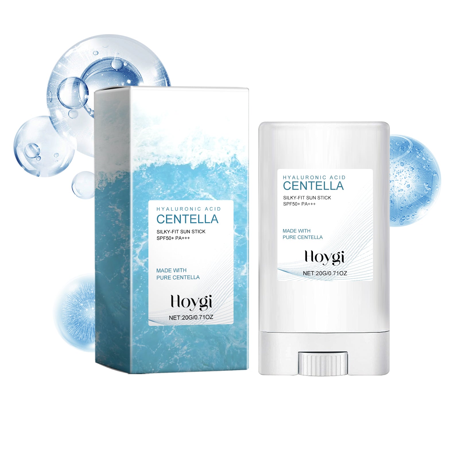 Hoygi Hyaluronic Acid Sunscreen Stick Gentle Moisturizing UV Protection For Sunburned And Reddened Skin - Body Bliss Essentials