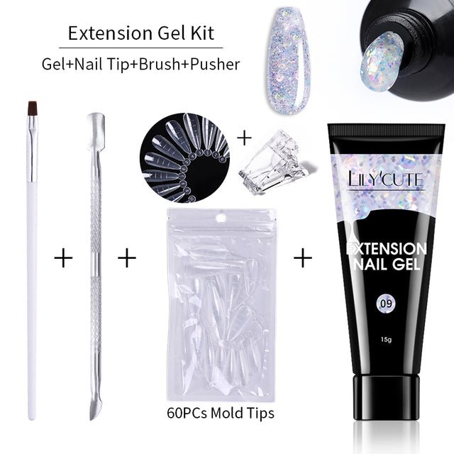 15ml Nail Extension Gel Kit - Body Bliss Essentials