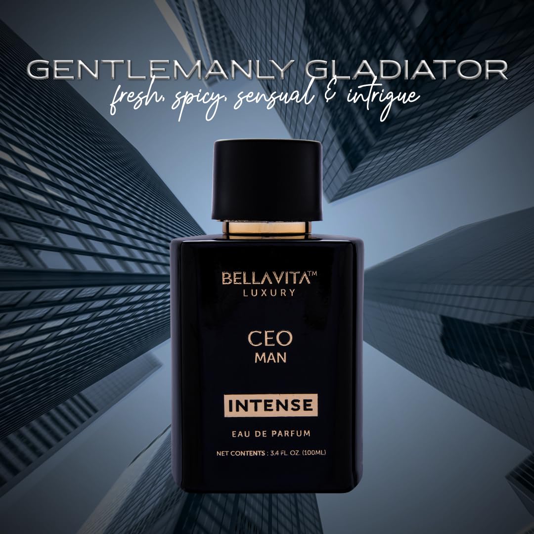 BellaVita Luxury CEO Man INTENSE Eau De Perfume for Men - Body Bliss Essentials