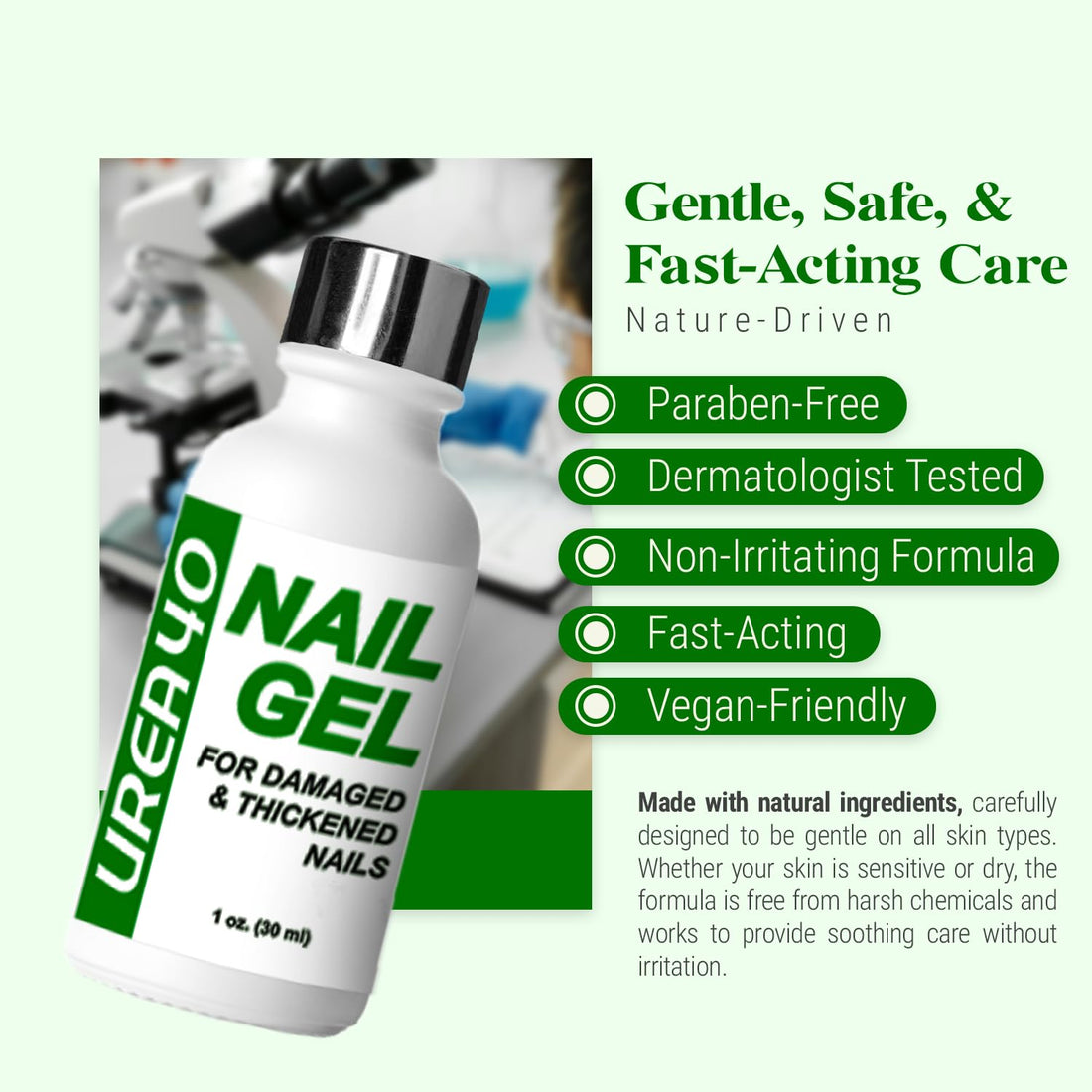 Urea Nail Gel - Softens Cracked Heel Calluses & Thick Toenails - Body Bliss Essentials