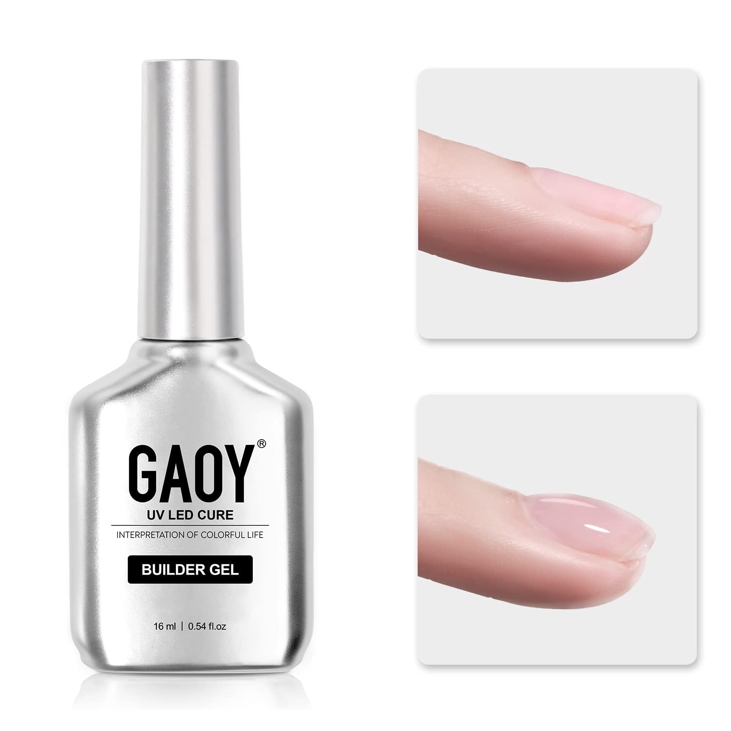 GAOY Clear Builder Gel for Nails - Body Bliss Essentials