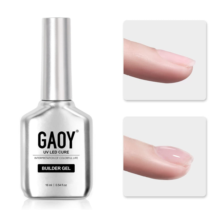 GAOY Clear Builder Gel for Nails - Body Bliss Essentials