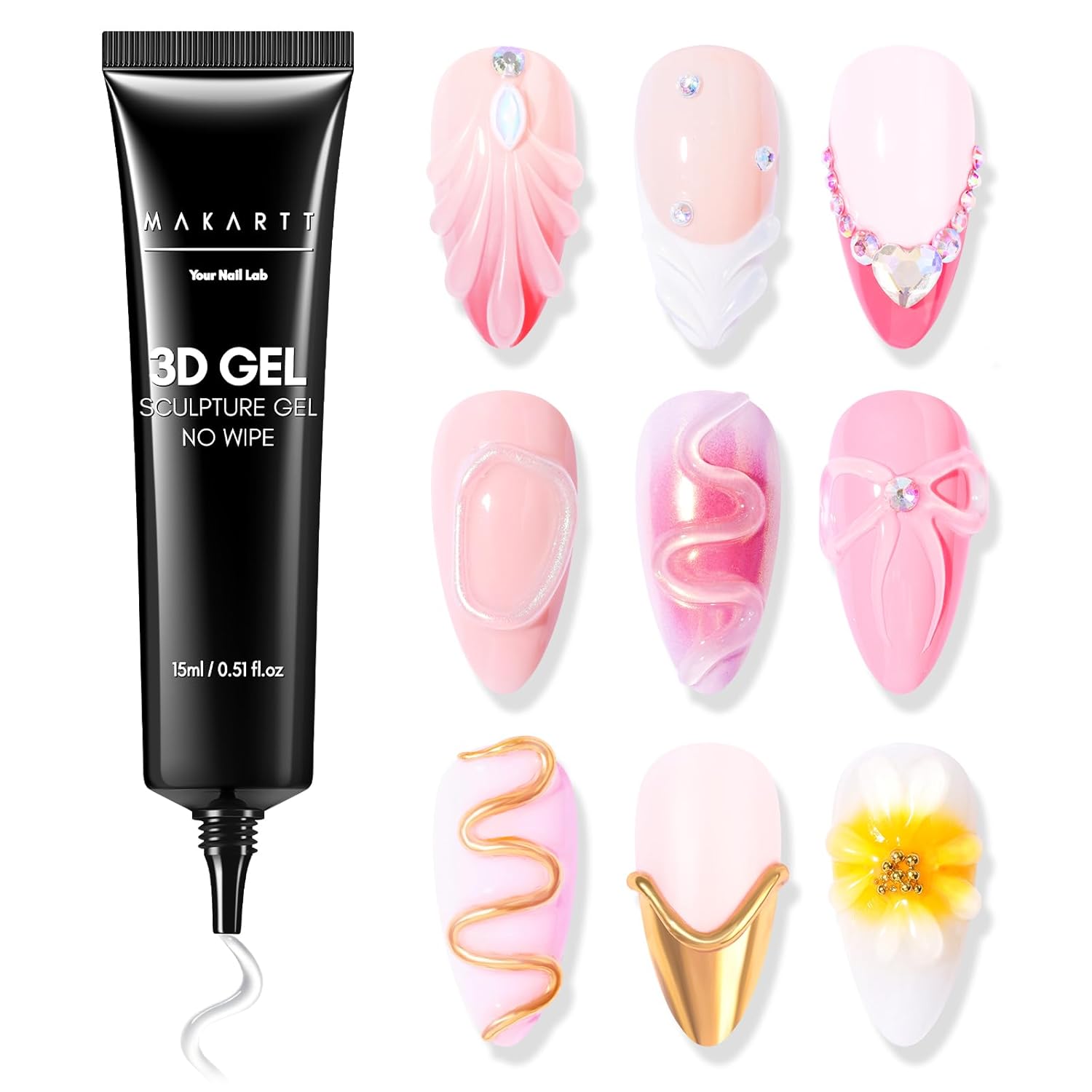 Makartt 3D Nail Gel Nail Art - Body Bliss Essentials