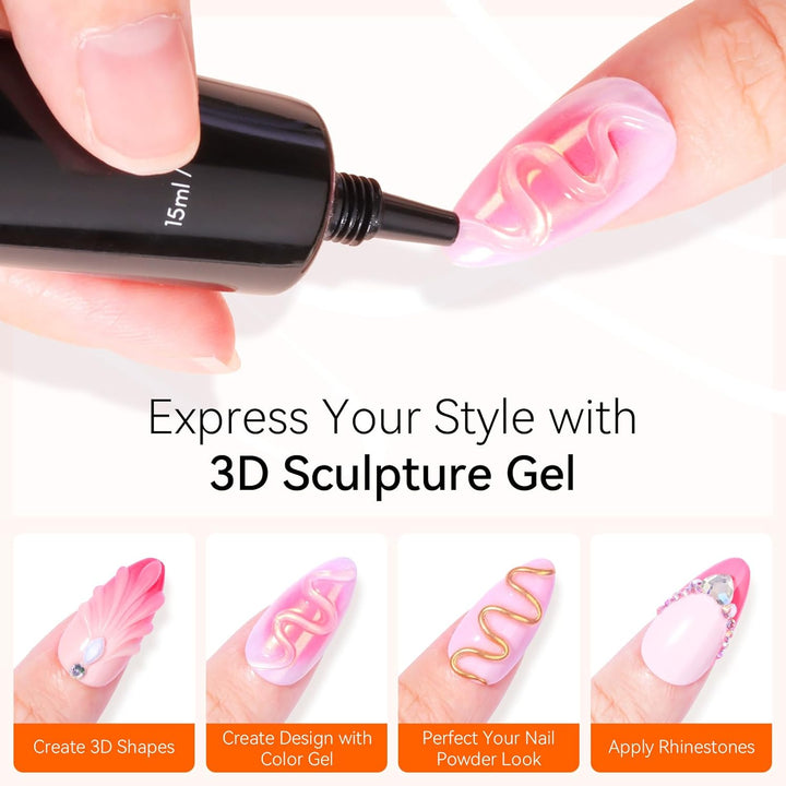 Makartt 3D Nail Gel Nail Art - Body Bliss Essentials