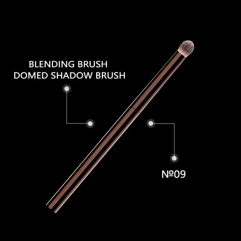 Hourglass Makeup Brush - No.9 Soft Fiber Hair Blending Eyeshadow Brush - Body Bliss Essentials