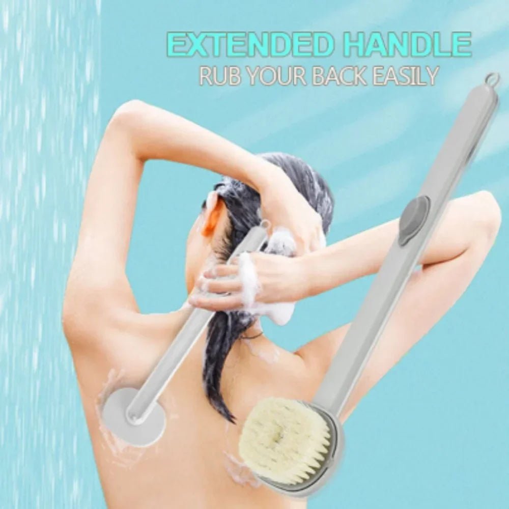 1pc Long Handle Liquid Bath Brush Exfoliating Scrub Body - Body Bliss Essentials