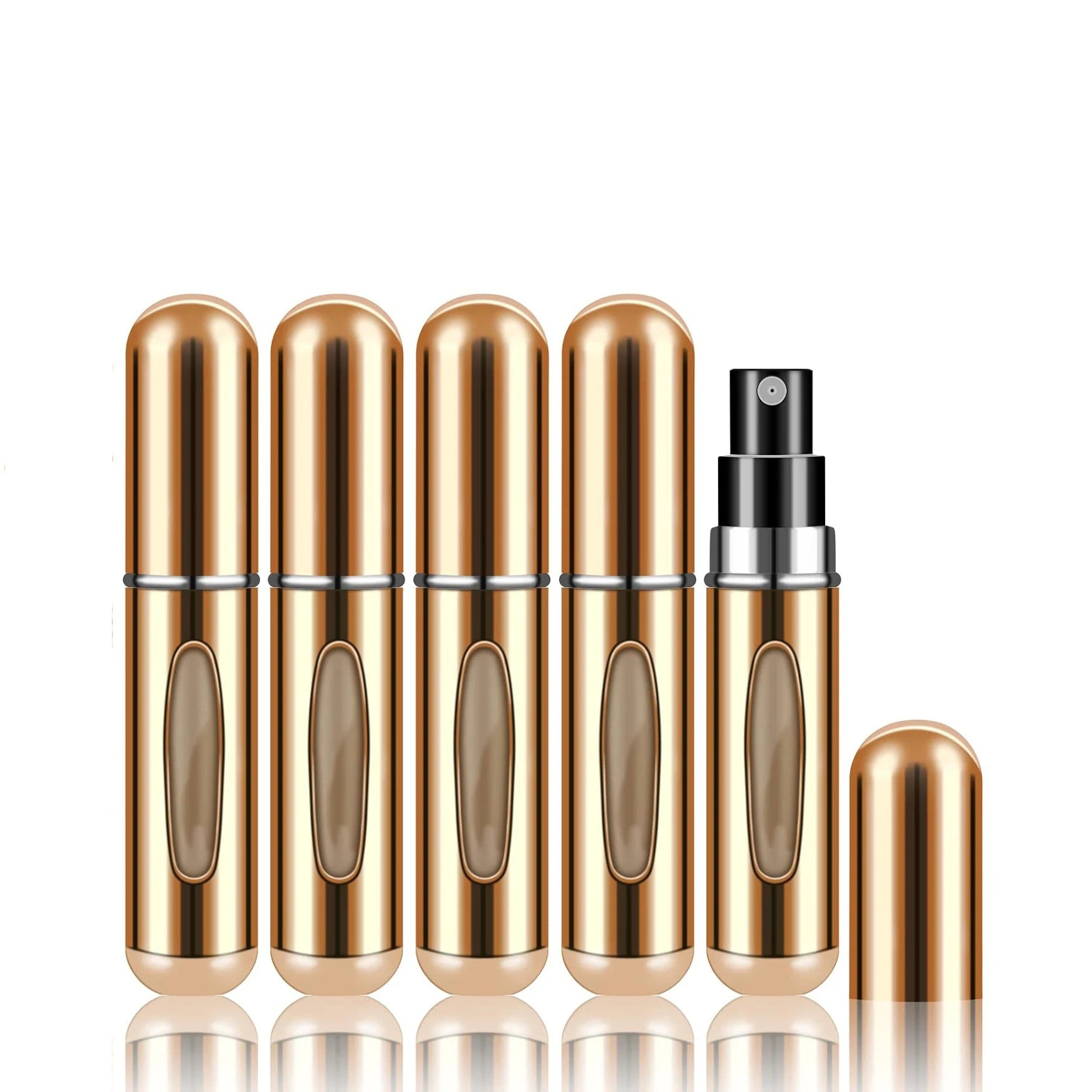 1/5Pcs Travel Perfume Bottle Refillable Portable Mini Atomizer - Body Bliss Essentials