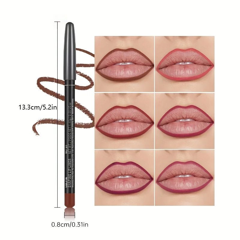Luxury Matte Lip Liner, Long - Lasting, for Perfect Outline & Filling - Body Bliss Essentials