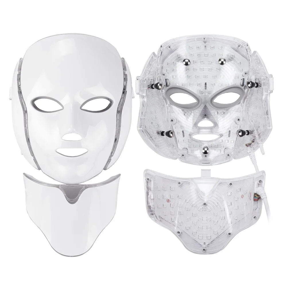 Hot Sell LED Face Mask Red Light Therapy Whiten Brighten The Skin - Body Bliss Essentials