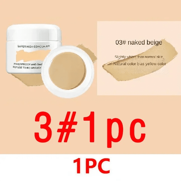 Waterproof Full Coverage Concealer for Tattoos Scars Acne Marks Dark Circles For All Skin Tones - Body Bliss Essentials