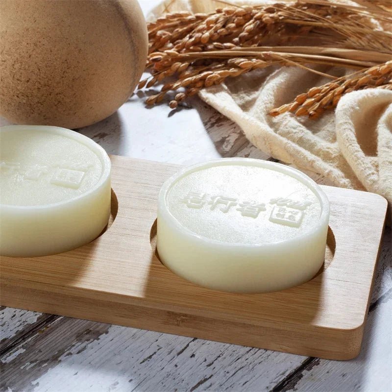 Goat Milk Silk Protein Handmade Soap With Foam Net Brightening Oil Control - Body Bliss Essentials