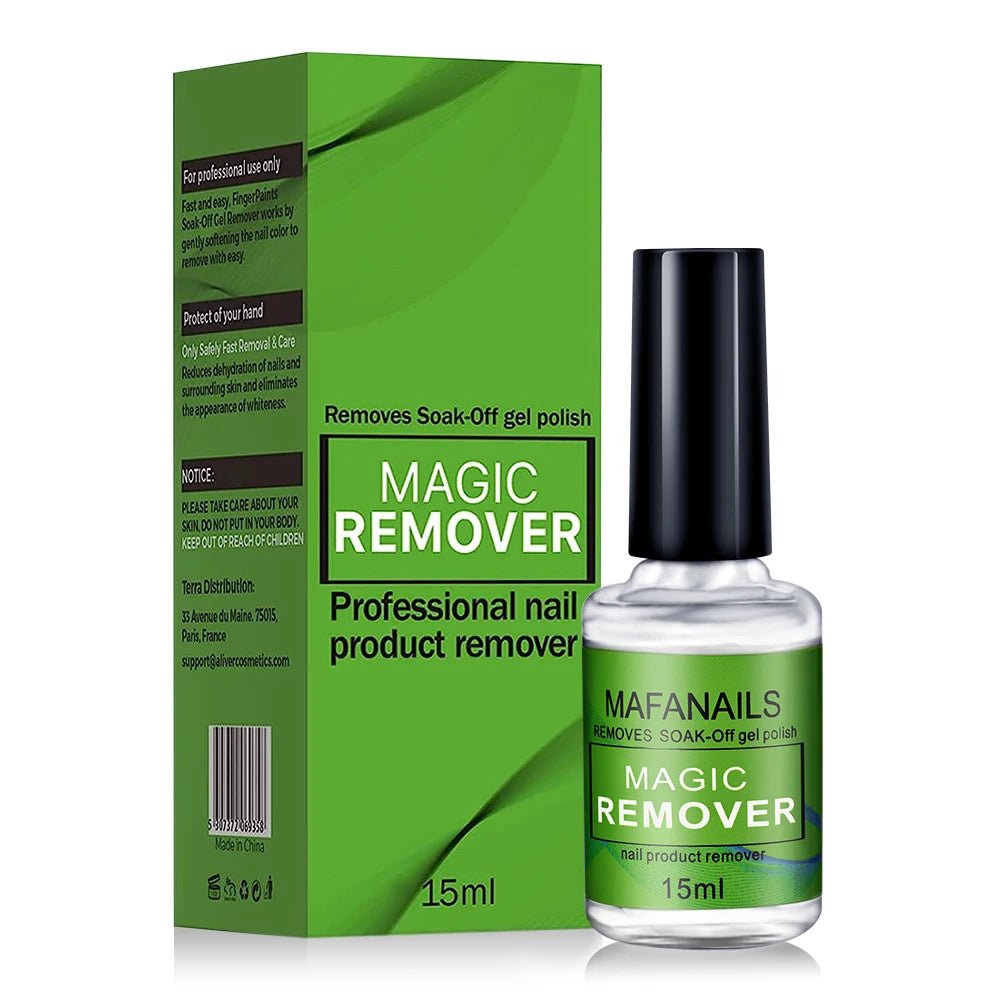 15ml/bottle Nail Gel Remover Polish Soak - Off 3 Minutes Quickly & Easily Removes Gel Polish - Body Bliss Essentials