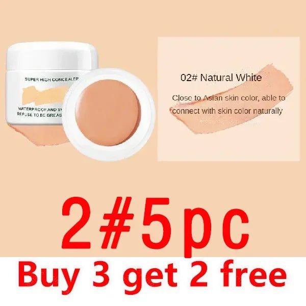 Waterproof Full Coverage Concealer for Tattoos Scars Acne Marks Dark Circles For All Skin Tones - Body Bliss Essentials