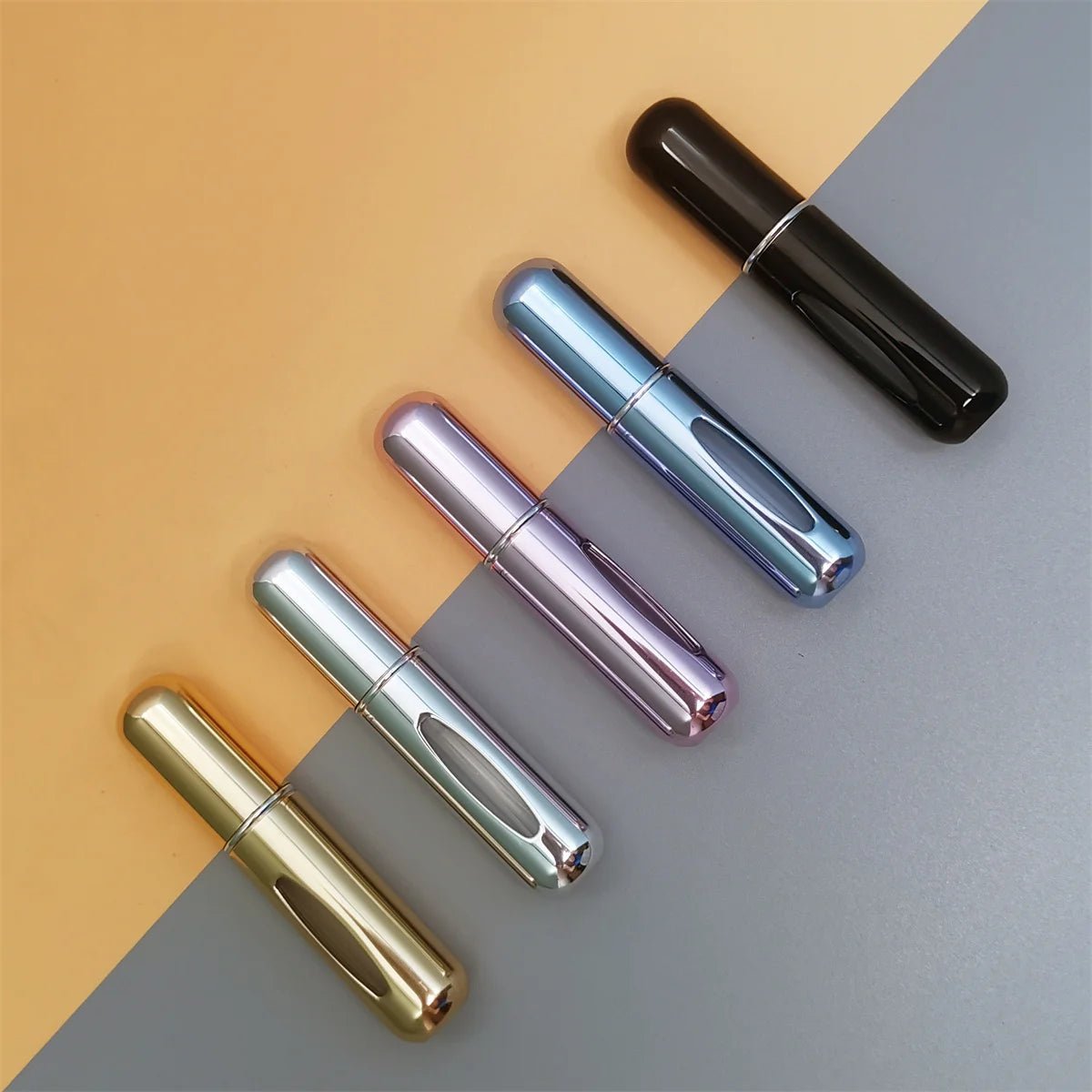 1/5Pcs Travel Perfume Bottle Refillable Portable Mini Atomizer - Body Bliss Essentials