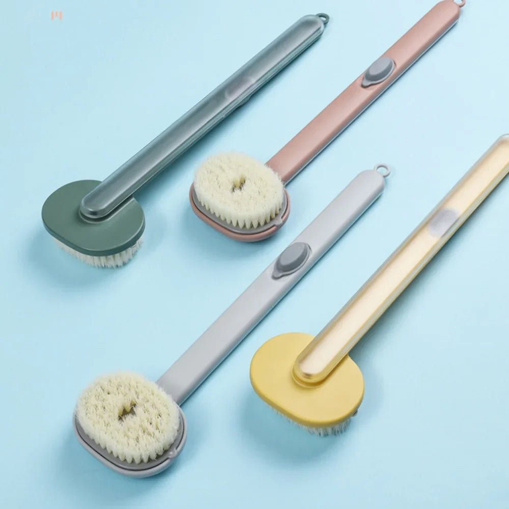 1pc Long Handle Liquid Bath Brush Exfoliating Scrub Body - Body Bliss Essentials