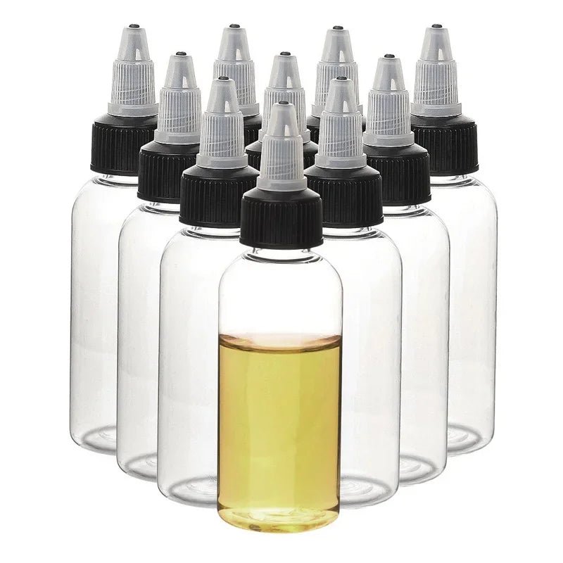 30PCS 30ml/60ml/100ml/120ml Plastic Refillable Bottle Pigment Ink Containers - Body Bliss Essentials