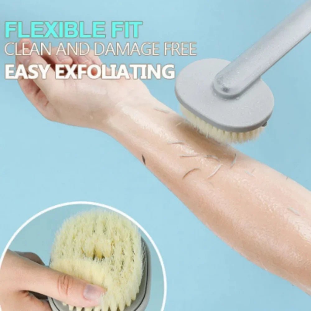 1pc Long Handle Liquid Bath Brush Exfoliating Scrub Body - Body Bliss Essentials