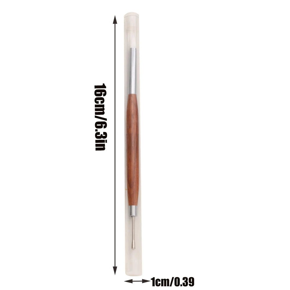 1/2Pc Double - ended Silicone Nail Art Carved Pen Multi - Function Nail Brush - Body Bliss Essentials