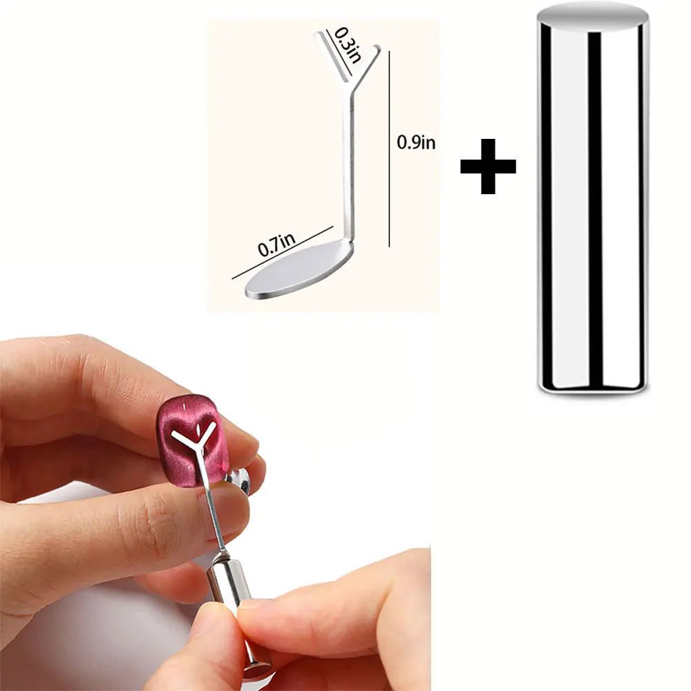 3 - in - 1 Multifunctional Magnetic Cat's Eye Nail Magnetic Stick 130mm Super Strong Gel - Body Bliss Essentials