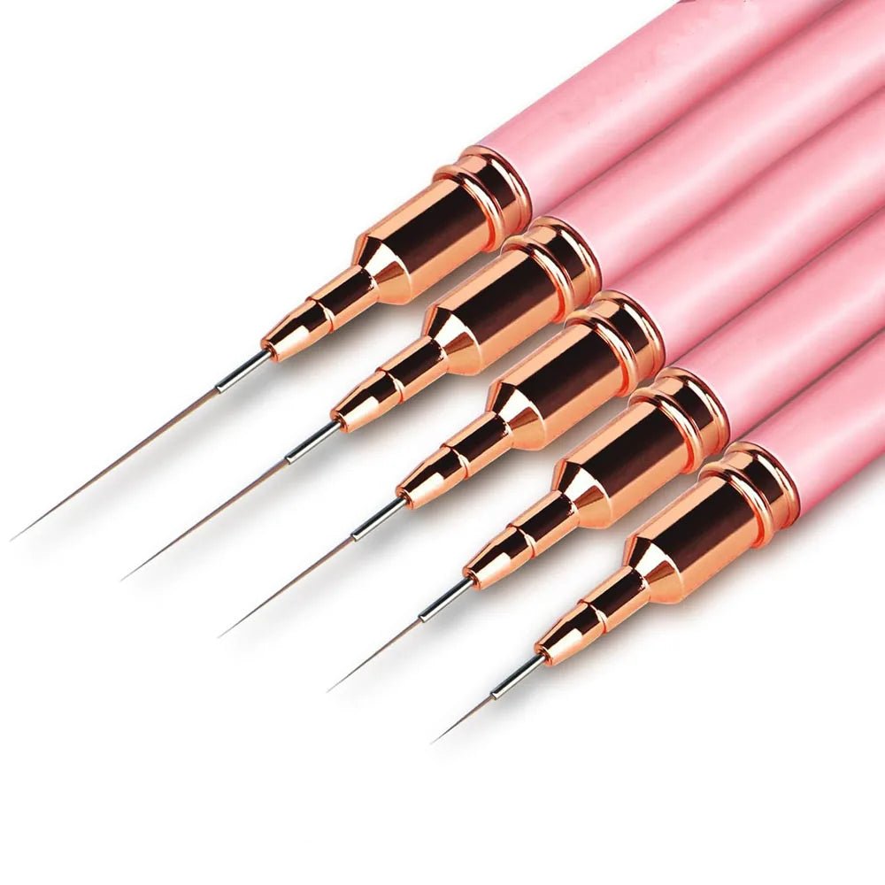 1/2Pc Double - ended Silicone Nail Art Carved Pen Multi - Function Nail Brush - Body Bliss Essentials