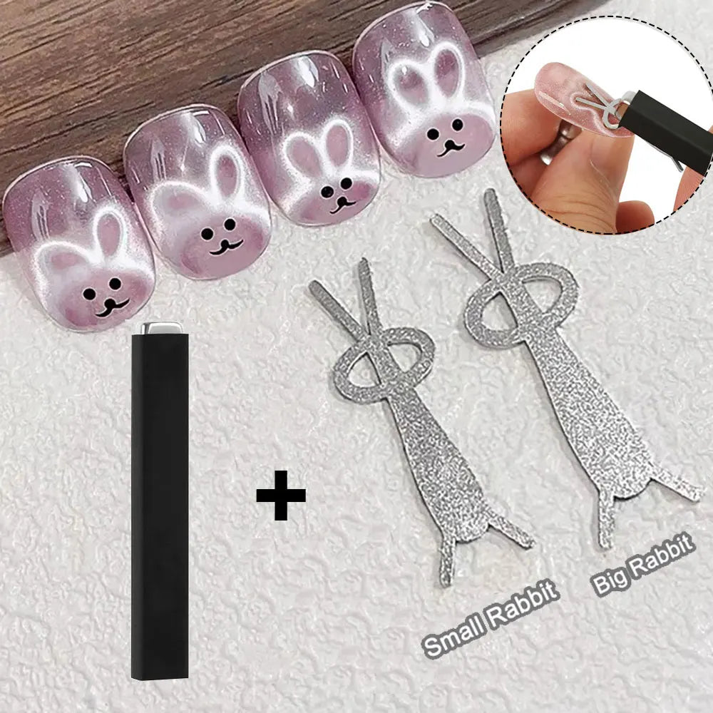 3 - in - 1 Multifunctional Magnetic Cat's Eye Nail Magnetic Stick 130mm Super Strong Gel - Body Bliss Essentials