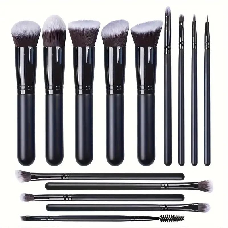 NEW 14PCS Makeup Brushes Set Soft Fluffy Cosmetics Beauty Tool - Body Bliss Essentials