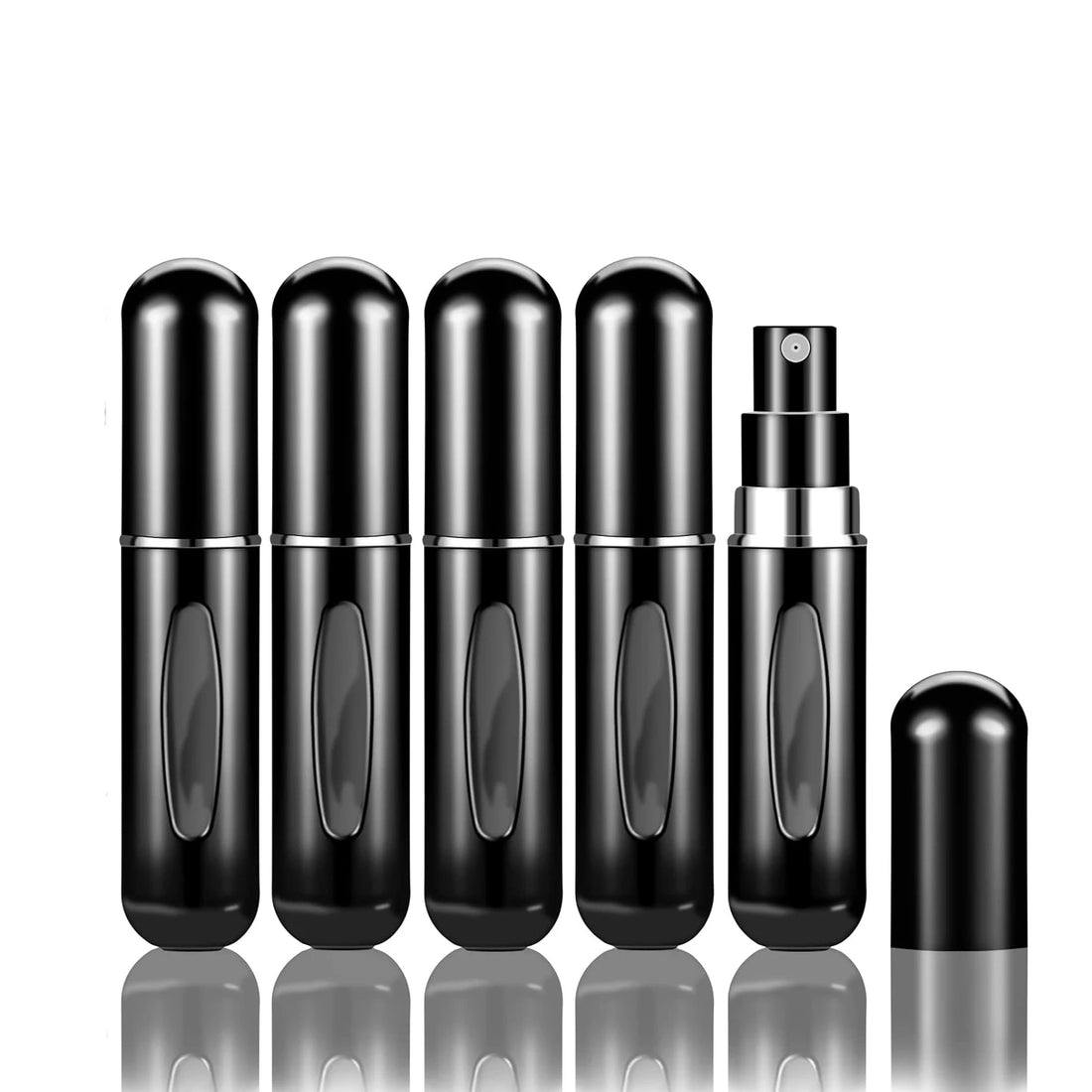1/5Pcs Travel Perfume Bottle Refillable Portable Mini Atomizer - Body Bliss Essentials