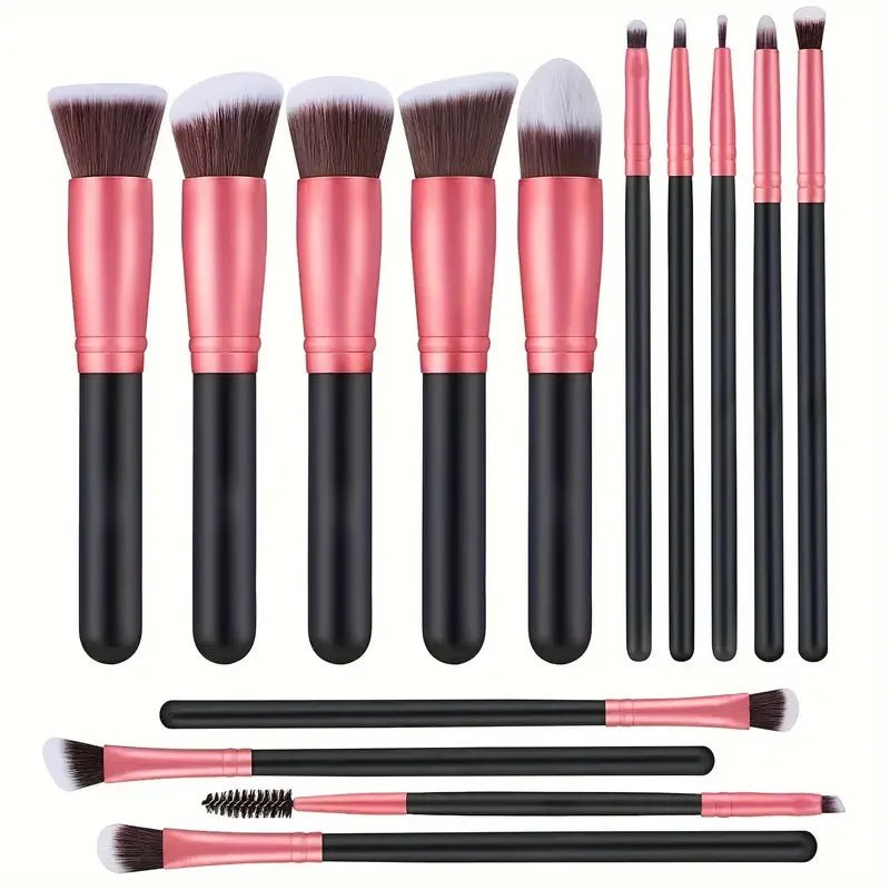 NEW 14PCS Makeup Brushes Set Soft Fluffy Cosmetics Beauty Tool - Body Bliss Essentials