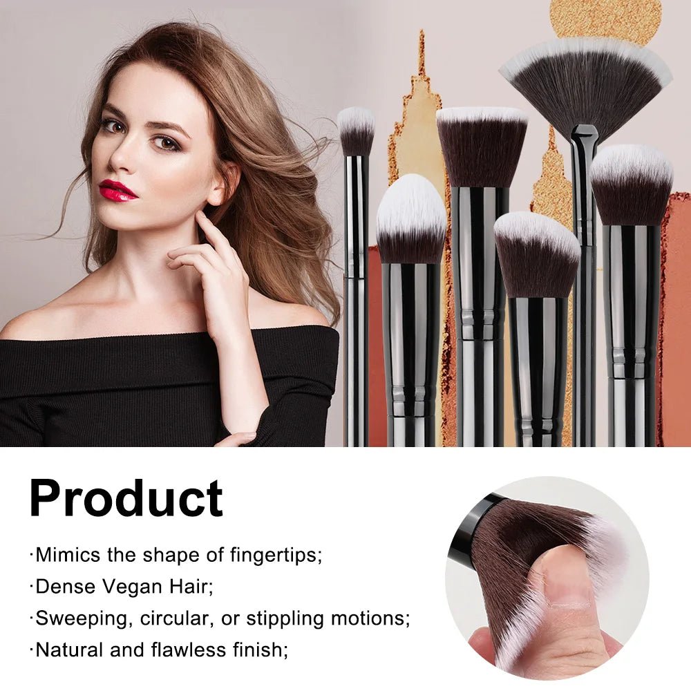 NEW 14PCS Makeup Brushes Set Soft Fluffy Cosmetics Beauty Tool - Body Bliss Essentials