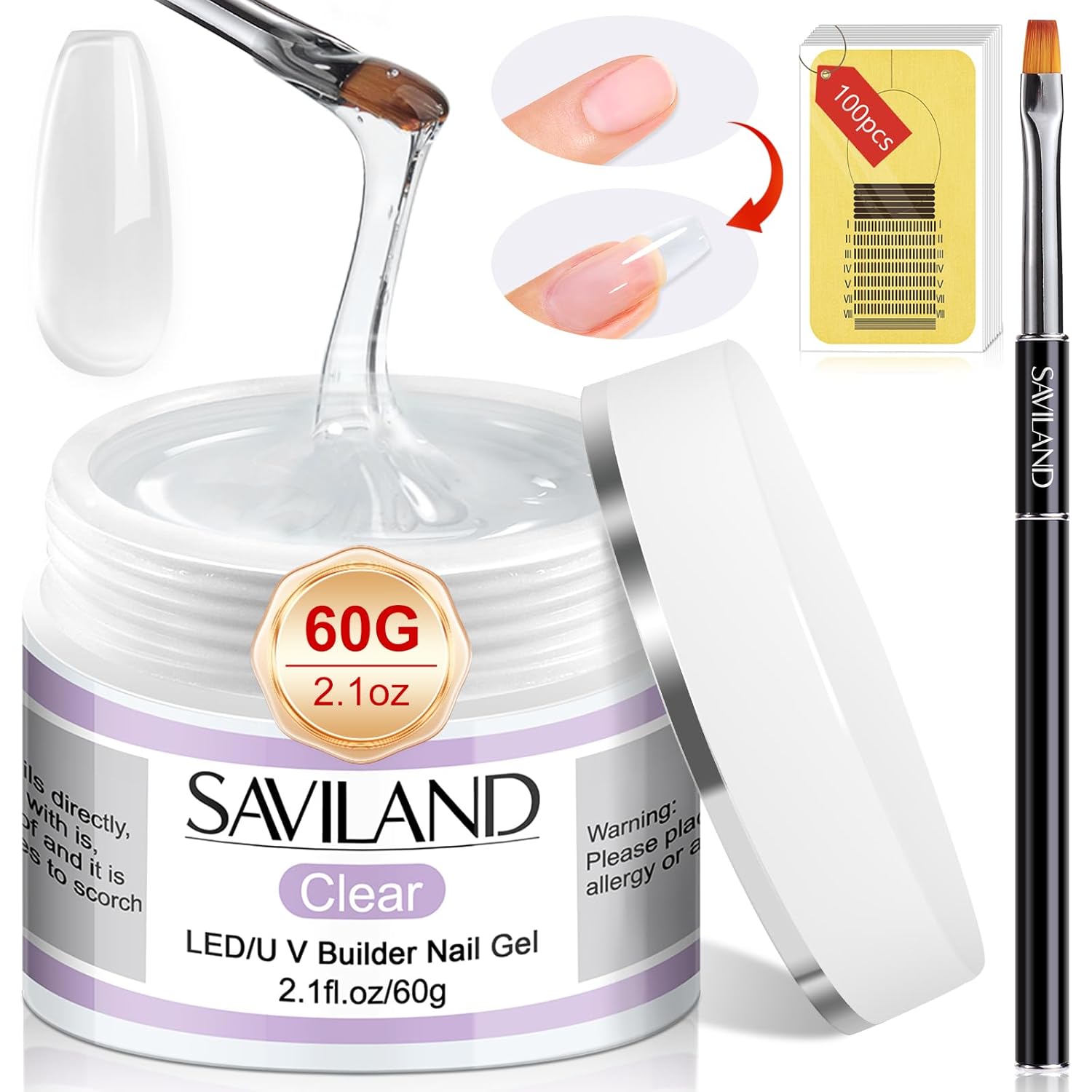 SAVILAND Builder Nail Gel Kit - Body Bliss Essentials