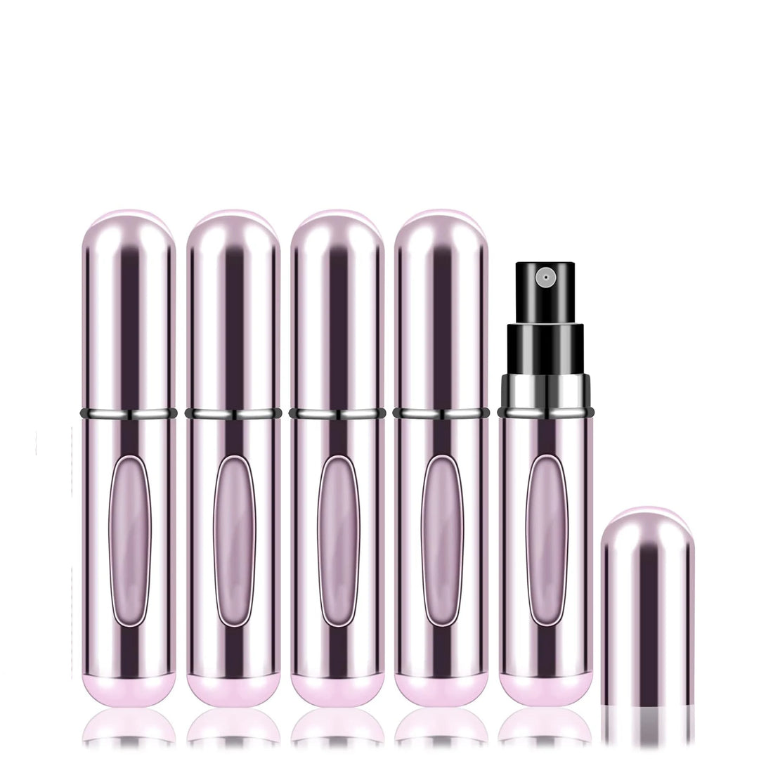 1/5Pcs Travel Perfume Bottle Refillable Portable Mini Atomizer - Body Bliss Essentials