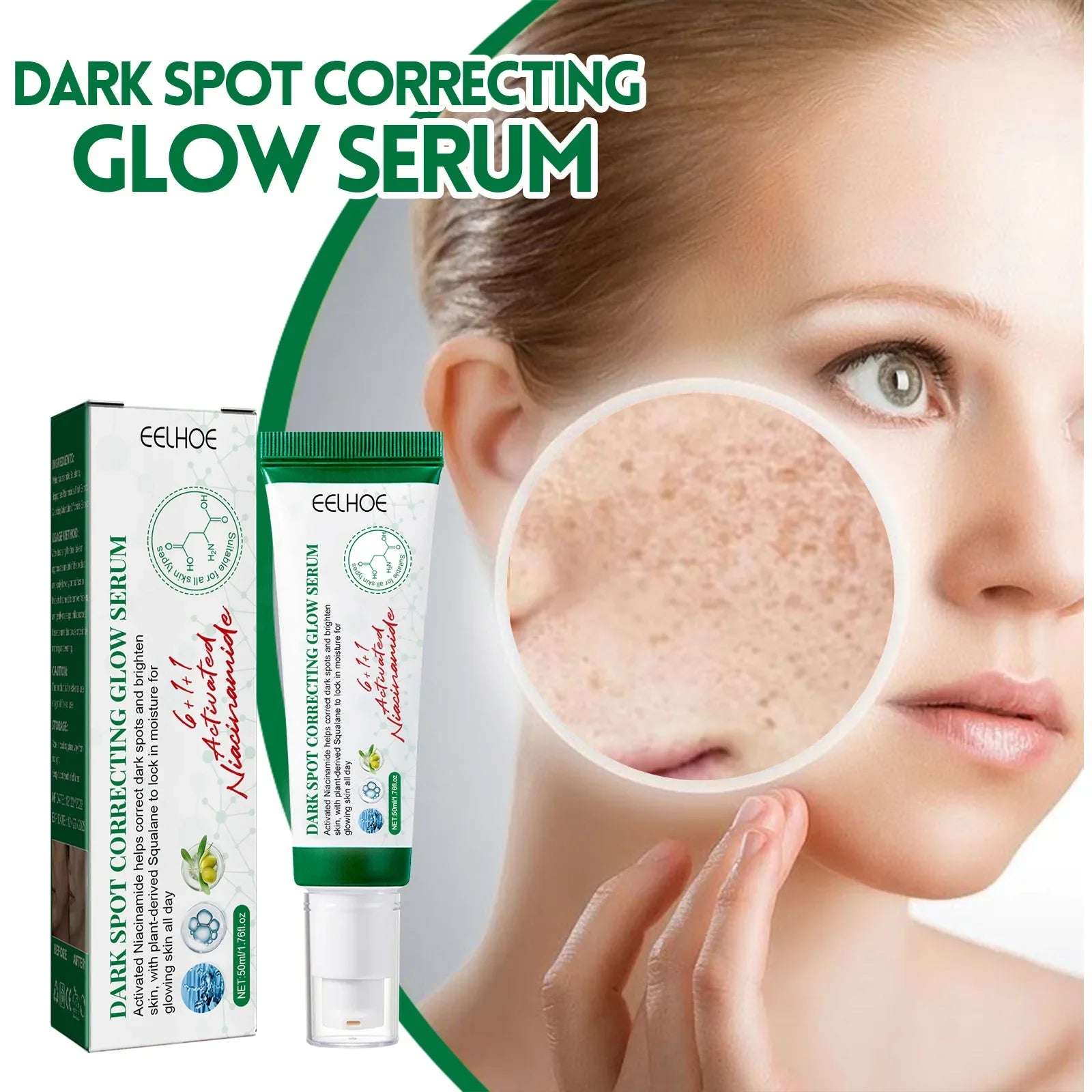 Whitening Freckle Serum Fade Pigmentation Moisturizing Face Care Essence - Body Bliss Essentials