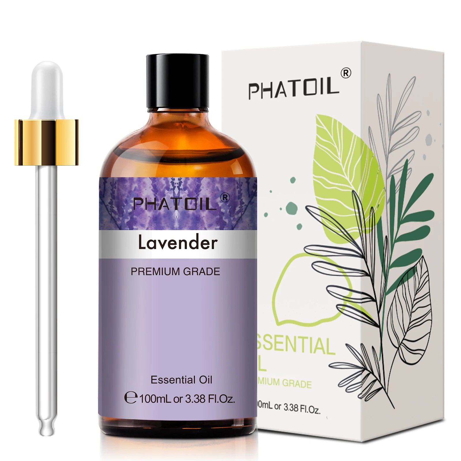 100ml Eucalyptus Essential Oil For Skin Lavender Vanilla Jasmine - Body Bliss Essentials