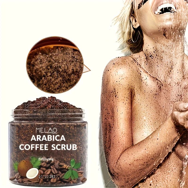 Arabica Coffee Scrub - All Natural Exfoliating Body Scrub for Skin Care - Body Bliss Essentials